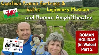 305 Caerleon Castle Roman Fortress and Baths Legionary Museum and Roman Amphitheatre Wales [upl. by Notniw]