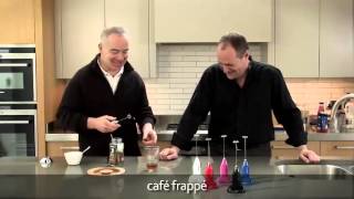 How to make a frappé coffee using an aerolatte milk frother [upl. by Allak651]