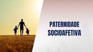 Paternidade socioafetiva [upl. by Cowles]