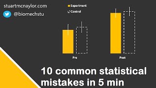 Ten Statistical Mistakes in 5 Min [upl. by Odele404]