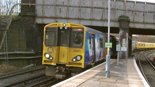 Half an Hour at 216  Birkenhead North Station 1022017  Class 507 508 terminus [upl. by Karilla711]