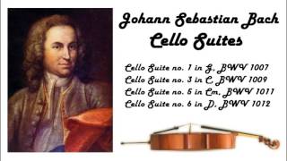 Johann Sebastian Bach  Cello suites in 432 Hz great for reading or studying [upl. by Nichy]