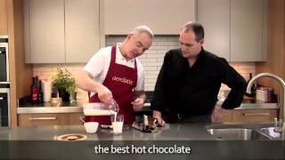 How to make a hot chocolate using an aerolatte milk frother [upl. by Annod192]