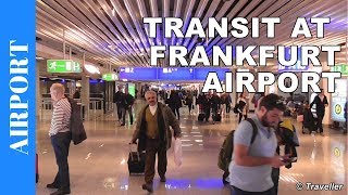 TRANSIT WALK AT FRANKFURT Airport FRA Terminal 1  Connection Flight Transfer Arriving amp Departing [upl. by Charbonneau]